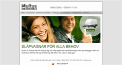 Desktop Screenshot of multus.se